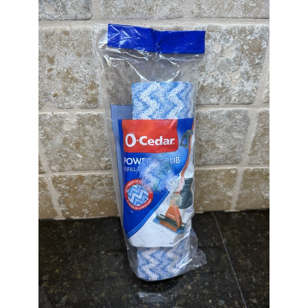 O-Cedar Power Scrub Mop Head Replacement Refill, New in Sealed Packaging HTF